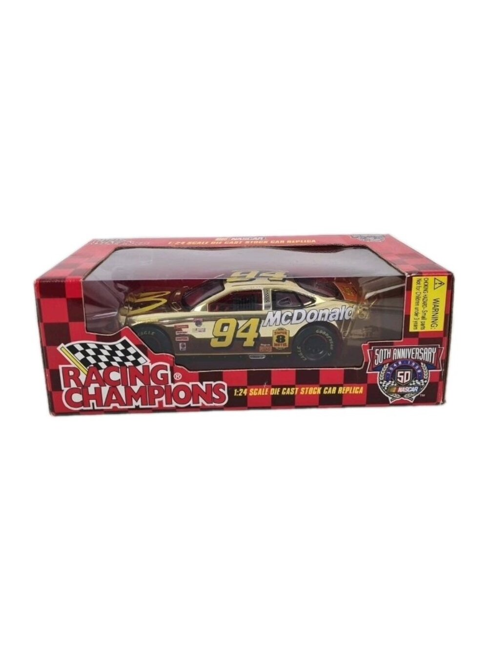 Racing Champions Nascar Stock Car Mcdonalds #94 Bill Elliott 1:24 Die Cast D21